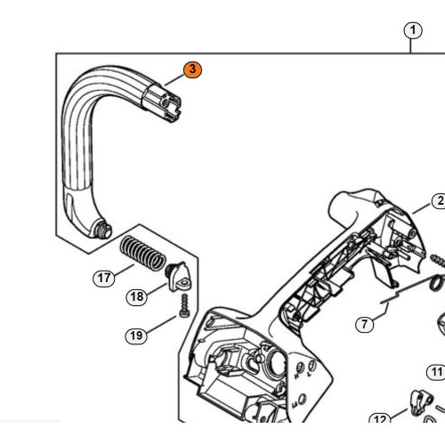 Stihl manico tubolare per - stihl,